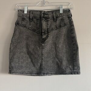 Fashion Nova Gray Mini Pencil Skirt Casual